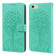 iPhone SE 2022 / 7 / 8 / SE 2020 Tree & Deer Pattern Pressed Printing Horizontal Flip Leather Phone Case - Green