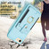 iPhone SE 2022 / 2020 / 8 / 7 BF27 Metal Ring Card Bag Holder Phone Case - Blue