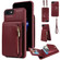 iPhone SE 2022/ 7 / 8 Crossbody Lanyard Zipper Wallet Leather Phone Case - Wine Red iPhone SE 2022/ 7 / 8 Crossbody Lanyard Zipper Wallet Leather Phone Case - Wine Red