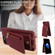 iPhone SE 2022/ 7 / 8 Crossbody Lanyard Zipper Wallet Leather Phone Case - Wine Red iPhone SE 2022/ 7 / 8 Crossbody Lanyard Zipper Wallet Leather Phone Case - Wine Red