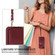 iPhone SE 2022/ 7 / 8 Crossbody Lanyard Zipper Wallet Leather Phone Case - Wine Red iPhone SE 2022/ 7 / 8 Crossbody Lanyard Zipper Wallet Leather Phone Case - Wine Red