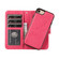 iPhone SE 2022 / SE 2020 / 8 / 7 KLT888-2 Retro 2 in 1 Detachable Magnetic Horizontal Flip TPU + PU Leather Case with Holder & Card Slots & Photo Frame & Wallet - Rose Red