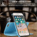 iPhone SE 2022 / SE 2020 / 8 / 7 KLT888-2 Retro 2 in 1 Detachable Magnetic Horizontal Flip TPU + PU Leather Case with Holder & Card Slots & Photo Frame & Wallet - Sky Blue
