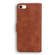 iPhone SE 2022 / SE 2020 / 8 / 7 Skin Feel Pure Color Flip Leather Phone Case - Brown