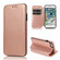 iPhone SE 2022 / SE 2020 / 8 / 7 Knight Magnetic Suction Leather Phone Case - Rose Gold