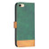 iPhone SE 2022 / SE 2020 / 8 / 7 BF11 Color Matching Skin Feel Leather Phone Case - Green
