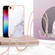 iPhone SE 2022 / SE 2020 / 8 / 7 Electroplating Marble Pattern TPU Phone Case with Lanyard - White 006 iPhone SE 2022 / SE 2020 / 8 / 7 Electroplating Marble Pattern TPU Phone Case with Lanyard - White 006