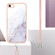 iPhone SE 2022 / SE 2020 / 8 / 7 Electroplating Marble Pattern TPU Phone Case with Lanyard - White 006 iPhone SE 2022 / SE 2020 / 8 / 7 Electroplating Marble Pattern TPU Phone Case with Lanyard - White 006