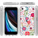 iPhone SE 2022 / SE 2020 / 8 / 7 2 in 1 High Transparent Painted Shockproof PC + TPU Protective Case - Small Floral