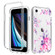 iPhone SE 2022 / SE 2020 / 8 / 7 2 in 1 High Transparent Painted Shockproof PC + TPU Protective Case - Rose Flower