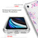 iPhone SE 2022 / SE 2020 / 8 / 7 2 in 1 High Transparent Painted Shockproof PC + TPU Protective Case - Rose Flower