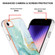 iPhone SE 2022 / SE 2020 / 8 / 7 Electroplating Marble Pattern Dual-side IMD TPU Shockproof Phone Case - Green 003