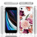 iPhone SE 2022 / SE 2020 / 8 / 7 2 in 1 High Transparent Painted Shockproof PC + TPU Protective Case - Purple Floral