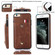 iPhone SE 2022 / SE 2020 / 8 / 7 Wristband Kickstand Wallet Leather Phone Case - Brown iPhone SE 2022 / SE 2020 / 8 / 7 Wristband Kickstand Wallet Leather Phone Case - Brown