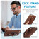 iPhone SE 2022 / SE 2020 / 8 / 7 Wristband Kickstand Wallet Leather Phone Case - Brown iPhone SE 2022 / SE 2020 / 8 / 7 Wristband Kickstand Wallet Leather Phone Case - Brown