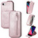 iPhone SE 2022 / SE 2020 / 8 / 7 Zipper Wallet Vertical Flip Leather Phone Case - Pink iPhone SE 2022 / SE 2020 / 8 / 7 Zipper Wallet Vertical Flip Leather Phone Case - Pink