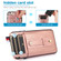 iPhone SE 2022 / SE 2020 / 8 / 7 Wristband Kickstand Wallet Leather Phone Case - Rose Gold iPhone SE 2022 / SE 2020 / 8 / 7 Wristband Kickstand Wallet Leather Phone Case - Rose Gold