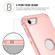 iPhone SE 2022 / SE 2020 Silicone + PC Three-piece Anti-drop Mobile Phone Protection Back Cover - Rose Gold