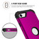 iPhone SE 2022 / SE 2020 Silicone + PC Three-piece Anti-drop Mobile Phone Protection Back Cover - Purple