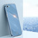 iPhone SE 2022 / SE 2020 / 8 / 7 XINLI Straight 6D Plating Gold Edge TPU Shockproof Case - Celestial Blue