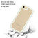 iPhone SE 2022 / SE 2020 / 8 / 7 Candy Color Wave TPU Clear PC Phone Case - White