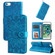 iPhone SE 2022 / SE 2020 / 8 / 7 Embossed Sunflower Leather Phone Case - Blue
