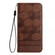 iPhone SE 2022 / SE 2020 / 8 / 7 Football Texture Magnetic Leather Flip Phone Case - Brown