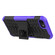 iPhone SE 2022 / SE 2020 Tire Texture Shockproof TPU+PC Protective Case with Holder - Purple