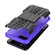 iPhone SE 2022 / SE 2020 Tire Texture Shockproof TPU+PC Protective Case with Holder - Purple