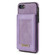 iPhone SE 2022 / SE 2020 / 8 / 7 N.BEKUS Vertical Flip Card Slot RFID Phone Case - Purple iPhone SE 2022 / SE 2020 / 8 / 7 N.BEKUS Vertical Flip Card Slot RFID Phone Case - Purple