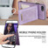 iPhone SE 2022 / SE 2020 / 8 / 7 N.BEKUS Vertical Flip Card Slot RFID Phone Case - Purple
