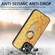 iPhone SE 2022 / 2020 / 7 / 8 Snakeskin Leather Back Cover Ring Phone Case - Yellow