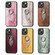 iPhone SE 2022 / 2020 / 7 / 8 Snakeskin Leather Back Cover Ring Phone Case - Yellow