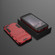 iPhone SE 2022 / SE 2020 PC + TPU Shockproof Protective Case with Holder - Red