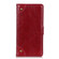 iPhone SE 2022 / SE 2020 Copper Buckle Nappa Texture Horizontal Flip Leather Case with Holder & Card Slots & Wallet - Wine Red