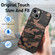 iPhone SE 2022 / 7 / 8 Camouflage Leather Back Cover Phone Case - Blue