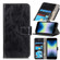 iPhone SE 2022 / SE 2020 Vintage Crazy Horse PU + + Left and Right Leather Case with Photo Frame & Bracket & Front and Back Buckle - Black