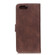 iPhone SE 2022 / SE 2020 Crocodile Texture Horizontal Flip Leather Case with Holder & Card Slots & Wallet - Brown