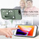 iPhone SE 2022 / 2020 / 7 / 8 Wristband Kickstand Card Wallet Back Cover Phone Case with Tool Knife - Black iPhone SE 2022 / 2020 / 7 / 8 Wristband Kickstand Card Wallet Back Cover Phone Case with Tool Knife - Black