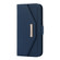 iPhone SE 2022 / SE 2020 / 8 / 7 Cross Texture Lanyard Leather Phone Case - Blue