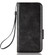 iPhone SE 2022 / SE 2020 / 8 / 7 Symmetrical Triangle Leather Phone Case - Black