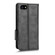iPhone SE 2022 / SE 2020 / 8 / 7 Symmetrical Triangle Leather Phone Case - Black