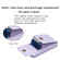 iPhone SE 2022 / SE 2020 / 7 / 8 Vertical Metal Buckle Wallet Rhombic Leather Phone Case - Purple