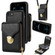 iPhone SE 2022 / SE 2020 / 8 / 7 Zipper Hardware Card Wallet Phone Case - Black iPhone SE 2022 / SE 2020 / 8 / 7 Zipper Hardware Card Wallet Phone Case - Black