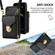 iPhone SE 2022 / SE 2020 / 8 / 7 Zipper Hardware Card Wallet Phone Case - Black iPhone SE 2022 / SE 2020 / 8 / 7 Zipper Hardware Card Wallet Phone Case - Black