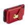 iPhone SE 2022 / SE 2020 / 8 / 7 Zipper Hardware Card Wallet Phone Case - Red iPhone SE 2022 / SE 2020 / 8 / 7 Zipper Hardware Card Wallet Phone Case - Red