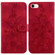 iPhone SE 2022 / SE 2020 / 8 Lily Embossed Leather Phone Case - Red iPhone SE 2022 / SE 2020 / 8 Lily Embossed Leather Phone Case - Red