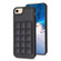 iPhone SE 2022 / SE 2020 / 8 / 7 Grid Card Slot Holder Phone Case - Black