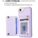 iPhone SE 2022 / SE 2020 / 8 / 7 Grid Card Slot Holder Phone Case - Light Purple