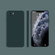 iPhone SE 2022 / SE 2020 / 8 / 7 Solid Color Imitation Liquid Silicone Straight Edge Dropproof Full Coverage Protective Case - Dark Green